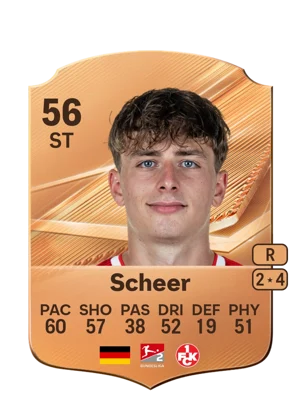 Scheer - 56 - Rare EA FC 27 card