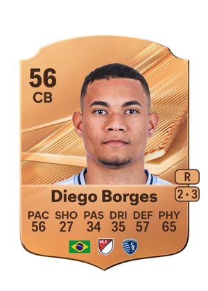 Diego Borges - 56 - Rare EA FC 27 card