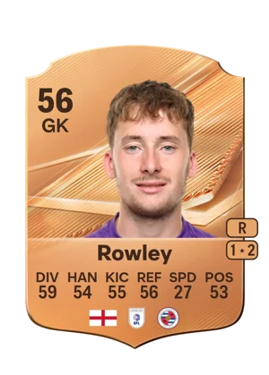 Rowley - 56 - Rare EA FC 27 card