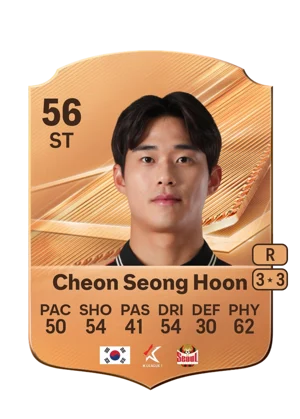 Cheon Seong Hoon - 56 - Rare EA FC 27 card