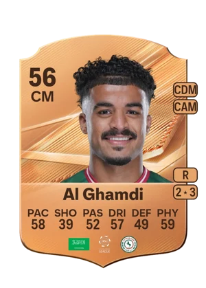 Al Ghamdi - 56 - Rare EA FC 27 card
