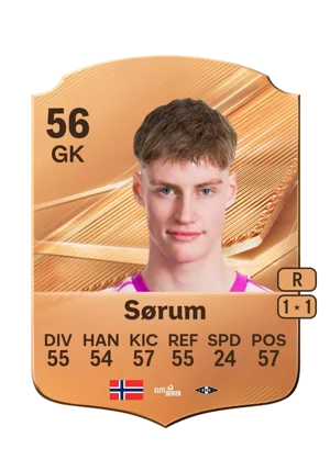 Sørum - 56 - Rare EA FC 27 card