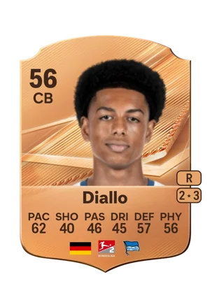 Diallo - 56 - Rare EA FC 27 card