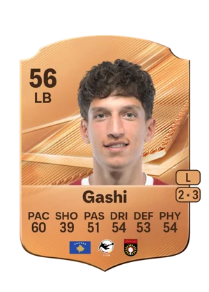 Gashi - 56 - Rare EA FC 27 card
