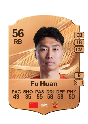 Fu Huan - 56 - Rare EA FC 27 card