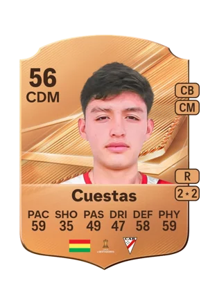 Cuestas - 56 - Rare EA FC 27 card