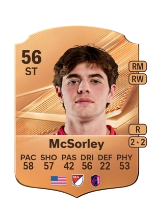 McSorley - 56 - Rare EA FC 27 card