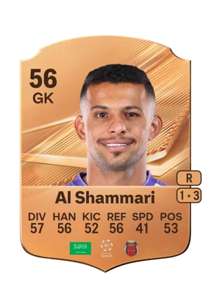 Al Shammari - 56 - Rare EA FC 27 card