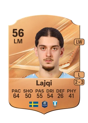 Lajqi - 56 - Rare EA FC 27 card