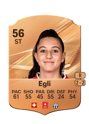 Egli - 56 - Rare EA FC 27 card
