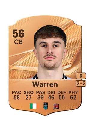 Warren - 56 - Rare EA FC 27 card