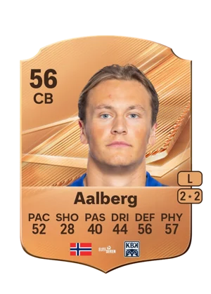 Aalberg - 56 - Rare EA FC 27 card