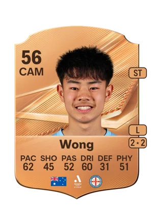 Wong - 56 - Rare EA FC 27 card