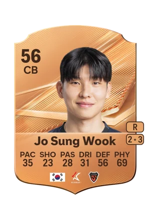Jo Sung Wook - 56 - Rare EA FC 27 card