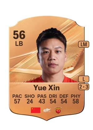 Yue Xin - 56 - Rare EA FC 27 card