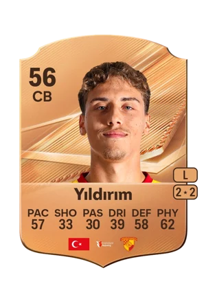 Yıldırım - 56 - Rare EA FC 27 card