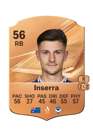 Inserra - 56 - Rare EA FC 27 card