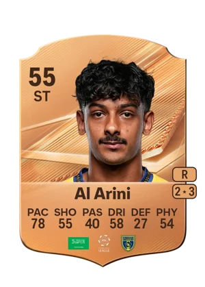 Al Arini - 55 - Rare EA FC 27 card