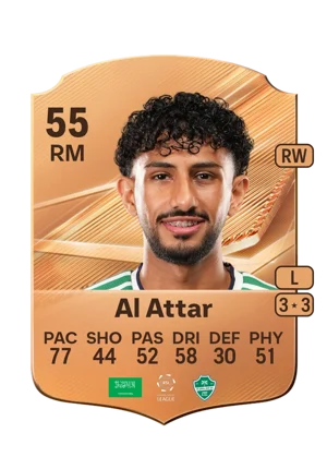 Al Attar - 55 - Rare EA FC 27 card