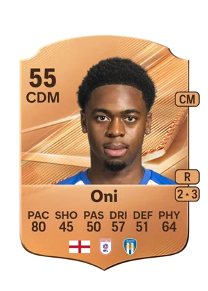 Oni - 55 - Rare EA FC 27 card