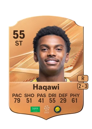 Haqawi - 55 - Rare EA FC 27 card
