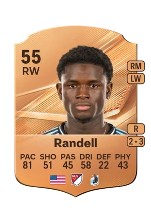 Randell - 55 - Rare EA FC 27 card