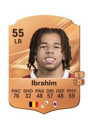 Ibrahim - 55 - Rare EA FC 27 card