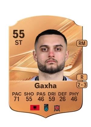 Gaxha - 55 - Rare EA FC 27 card