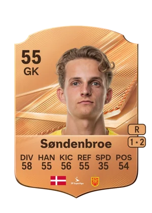 Søndenbroe - 55 - Rare EA FC 27 card