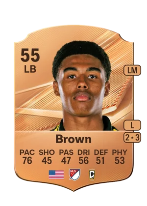 Brown - 55 - Rare EA FC 27 card