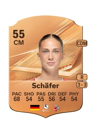 Schäfer - 55 - Rare EA FC 27 card