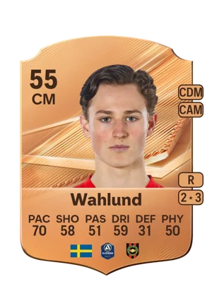 Wahlund - 55 - Rare EA FC 27 card