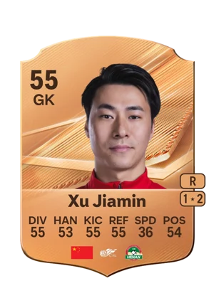 Xu Jiamin - 55 - Rare EA FC 27 card