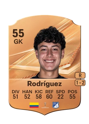 Rodríguez - 55 - Rare EA FC 27 card