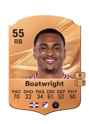 Boatwright - 55 - Rare EA FC 27 card