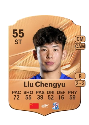 Liu Chengyu - 55 - Rare EA FC 27 card