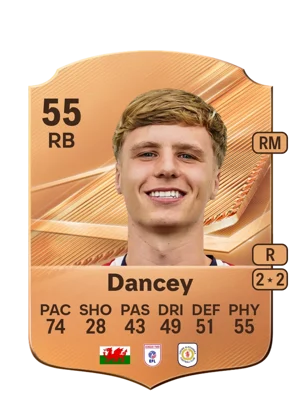 Dancey - 55 - Rare EA FC 27 card