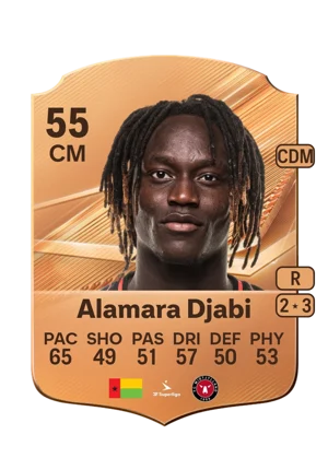 Alamara Djabi - 55 - Rare EA FC 27 card