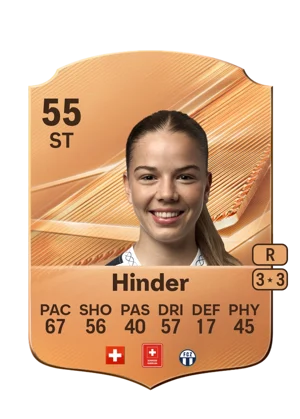 Hinder - 55 - Rare EA FC 27 card