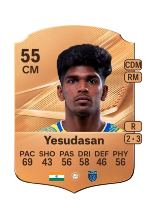 Yesudasan - 55 - Rare EA FC 27 card