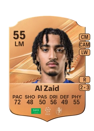 Al Zaid - 55 - Rare EA FC 27 card