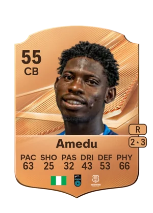 Amedu - 55 - Rare EA FC 27 card
