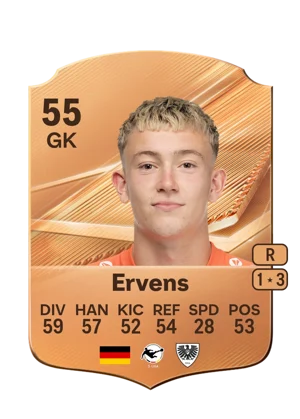 Ervens - 55 - Rare EA FC 27 card