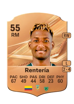 Rentería - 55 - Rare EA FC 27 card