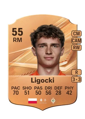 Ligocki - 55 - Rare EA FC 27 card