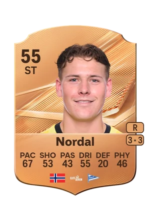 Nordal - 55 - Rare EA FC 27 card