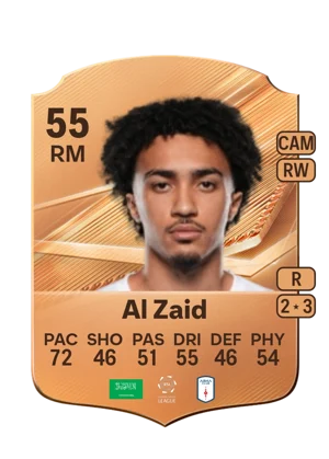 Al Zaid - 55 - Rare EA FC 27 card