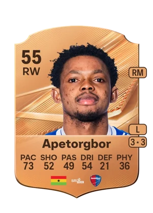 Apetorgbor - 55 - Rare EA FC 27 card