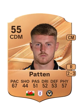 Patten - 55 - Rare EA FC 27 card