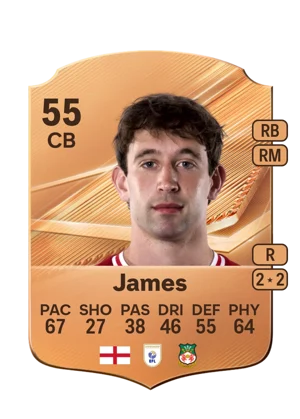 James - 55 - Rare EA FC 27 card